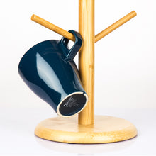 將圖片載入圖庫檢視器 日式竹木質圓底杯架